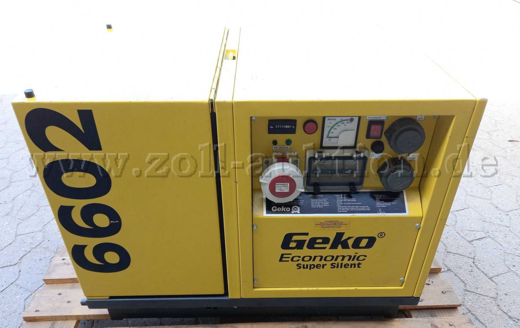 GeKo Gasoline Generator - Economic Super Silent Type 6602 ED-AA/HHBA (HEBA)-SS