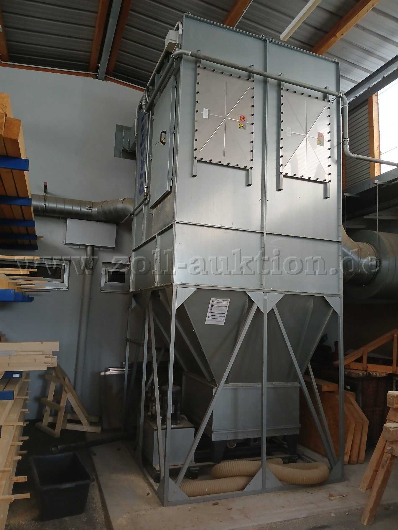 Dust extraction system with briquetting press, Air-Tac 9500 SF-BP, by Prechtl